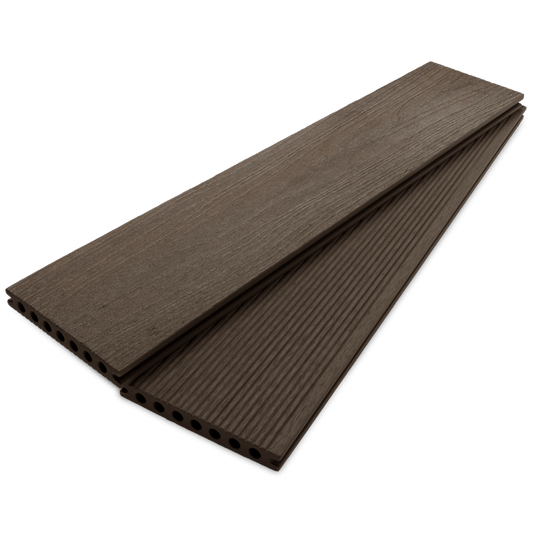 Dark Oak Colour Composite Decking Boards